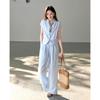 TERRE BLEUE Women's Summer Casual Two-Piece Set