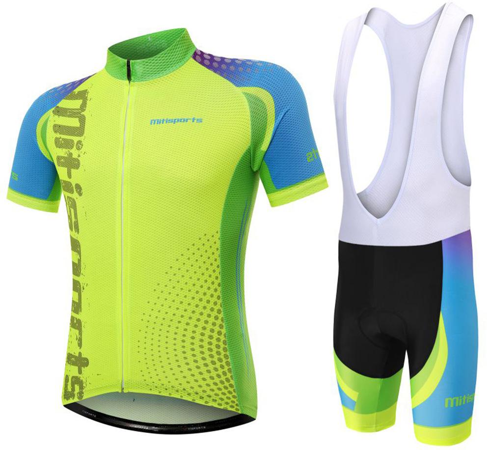 

2026 Summer Breathable Cycling Suit Set, Cycling Suit Short-sleeved Suit, Moisture-absorbing Sweat Quick-drying, Summer Fluorescent Color XXXL