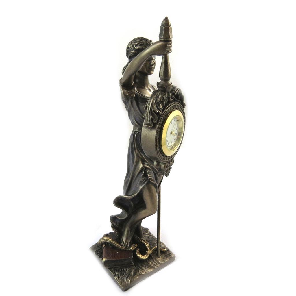 Les Trésors De Lily [N6122] - Deco Clock 'Justice' - 20. 5x8. 5x7. 5cm