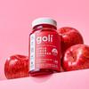 [goli] Apple Cider Vinegar Low Sugar Jelly 60 Gummies, 1 Box