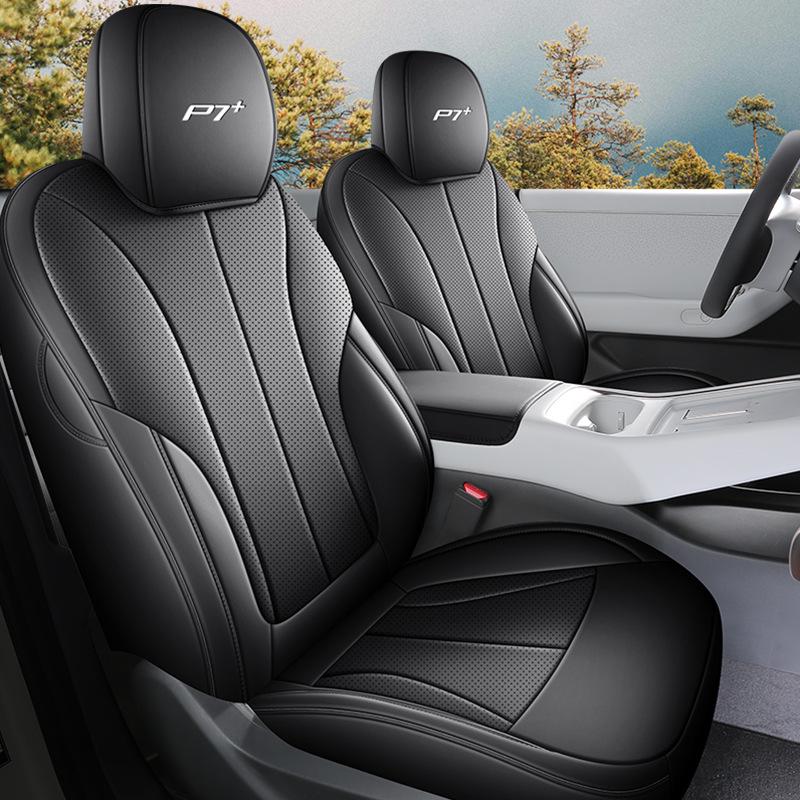 XPeng P7+ Seat Cushions & Covers: Fits Five Seats, All-Season.