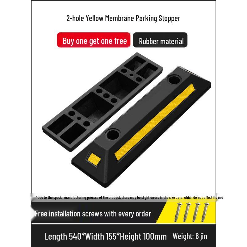 Rubber Parking Space Wheel Stopper and Positioner