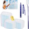Electrostatic Fluffy Fiber Duster Set for Household and Kitchen