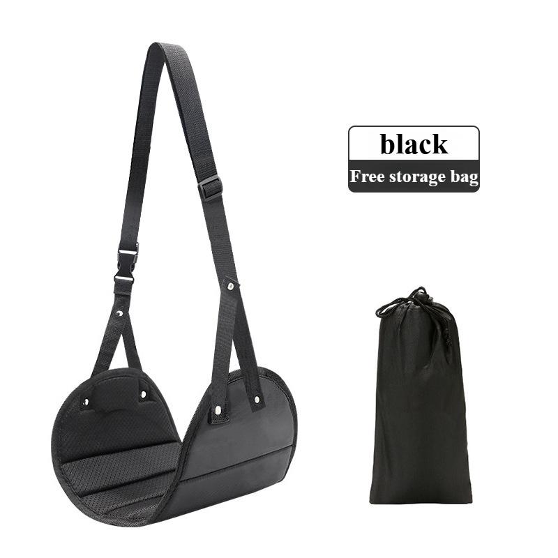 

Дорожный гамак, подвесной, регулируемый, офисный, с подставкой для ног в самолете, для высокоскоростного железнодорожного вагона, уличная мебель чёрный