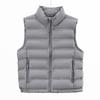 Women'S Autumn And Winter New Stand-Up Collar Short Pocket Zipper Light And Slim Vest