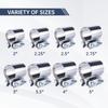 3'' Inch Butt Joint Exhaust Seal Band Clamp,Exhaust Band Clamp T304 Stainless Steel Universal (2 Packs)