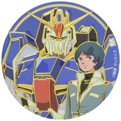 Sunstar Mobile Suit Z Gundam Kamille & Z Gundam Engraved Metal Art Magnet