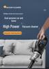 Portable Handheld High-Power Vacuum Cleaner with Wireless Charging and Strong Suction for Home and Car Use