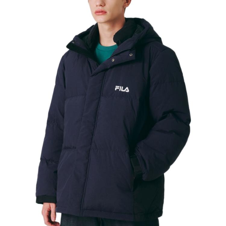 FILA Down Jacket Unisex Navy Blue & Black FS2DJE4104X-INA