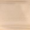 Burberry Letter Logo Embossed Zipper Closure Leather Camera Bag Women Shoulder Bag Beige 80653031