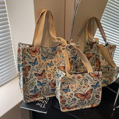 Large Capacity Bow Shopping Bag for Women New Shoulder Bag for Women Fashionable and Versatile Tote Handbag for Women