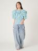 [FRAY I.D] 2-way Flower Sleeve Frill Blouse FWFB261096 Women's BLU Free Size