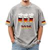 Men's Casual Short Sleeve T Shirt with 2026 Graphic Print and Themed Crew Neck Loose Fit Top for Fans