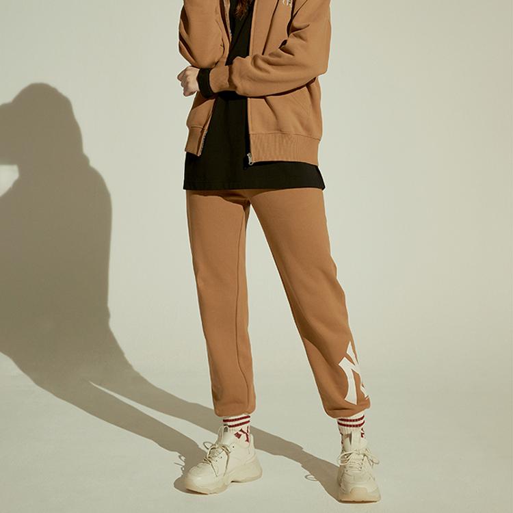 New MLB Knitted Sweatpants Unisex Beige 31TPB7061-50B