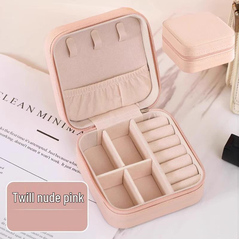 Portable Anti-Tarnish Jewelry Box for Earrings, Studs, Necklaces, Bracelets - Transparent Storage Bag