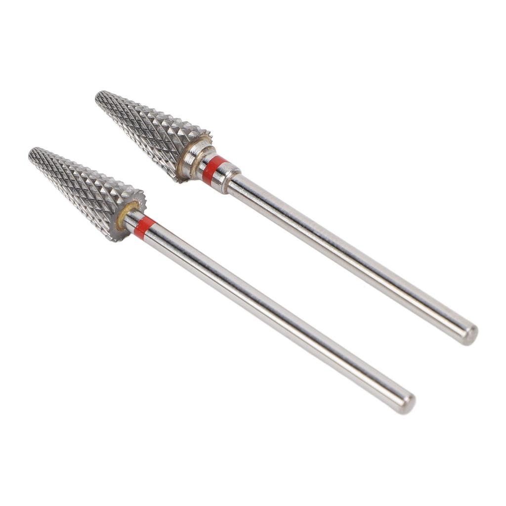 Nail Tapered Drill Bit Professional Fast Removing Tungsten Steel Manicure Drill Bits for Exfoliating