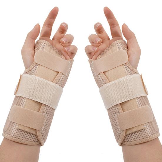 1 Par Karpaltunnelsyndrom Håndleddsstøtte for Artritt Seneskjedebetennelse Forstuving Håndskinne Beskyttelse Pustende Skinne Støtteortose for Skader Trening