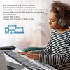 PM49H 49-Key Roll-Up Piano with External Voices, USB Battery Powered, Portable Keyboard Piano for Kids and Beginners, 4D Surround Sound, 16 Voices (PM