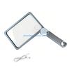 Y5GD Ergonomic Handheld Magnifier 3X LED Light Handheld Magnifier Glass Featuring Integrated Lighting for Reading Repair