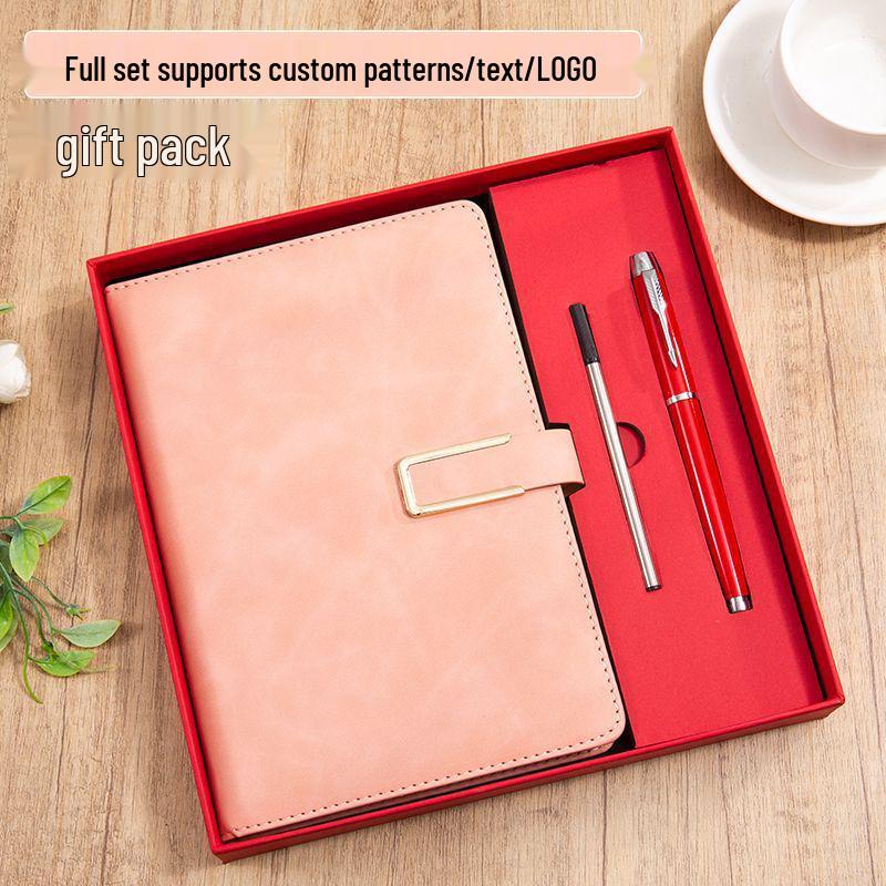 Luxury Logo Notebook Gift Set - Business Pages, Perfect for Corporate Souvenirs