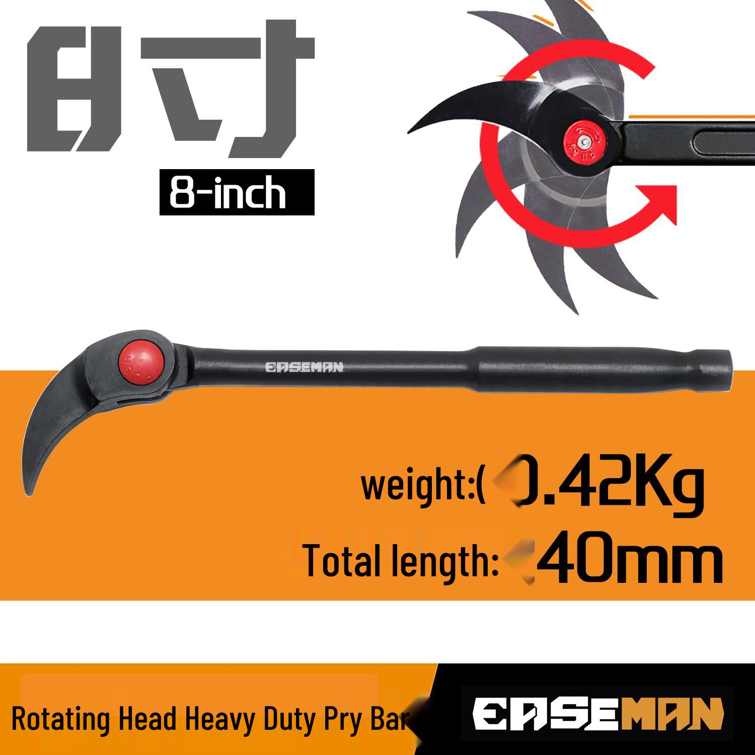 Adjustable Heavy-Duty Forged Steel Multi-Functional Pry Bar