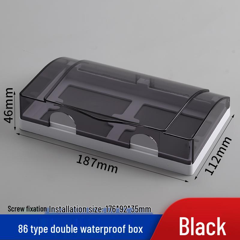 Outdoor Recessed Weatherproof Socket Cover with Screw Installation