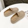 New One-pedal Lazy Bag Head Half Slippers Anti-velvet Casual Versatile Fashion Outdoor Commuter Slippers