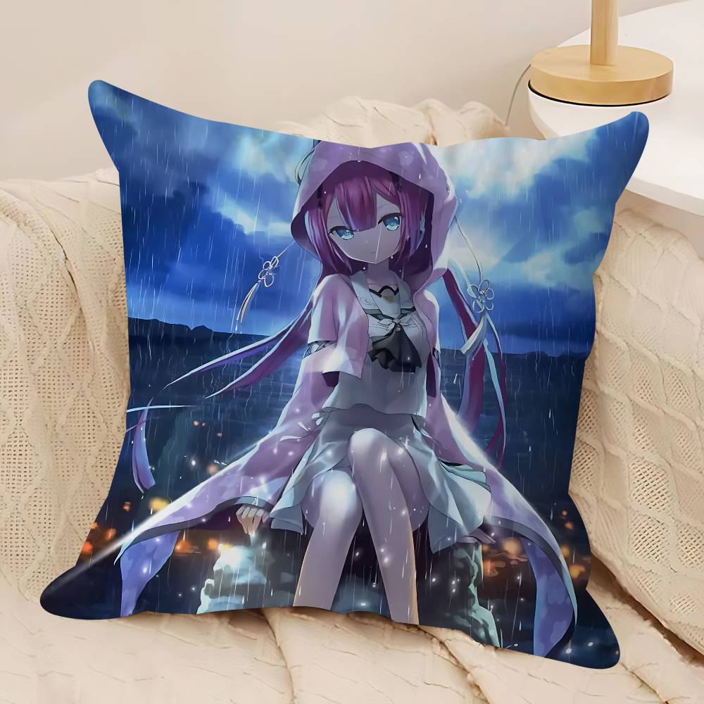 Anime S-Summer Pockets Personalized Pillow Cover Kids Bedroom Wild Party Decor Pillowcase Kid Birthday Shower Gift