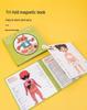 Magnetic Human Body Learning Book: Skeleton & Organs for Kids