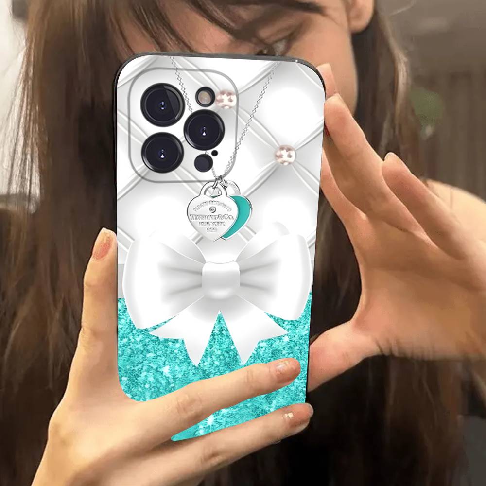 Ästhetisches Blau T-Tiffany Handyhülle Für Iphone 17 Air 16 15 14 13 12 11 Pro Max 16 15 14 Plus TPU Weiche Hülle