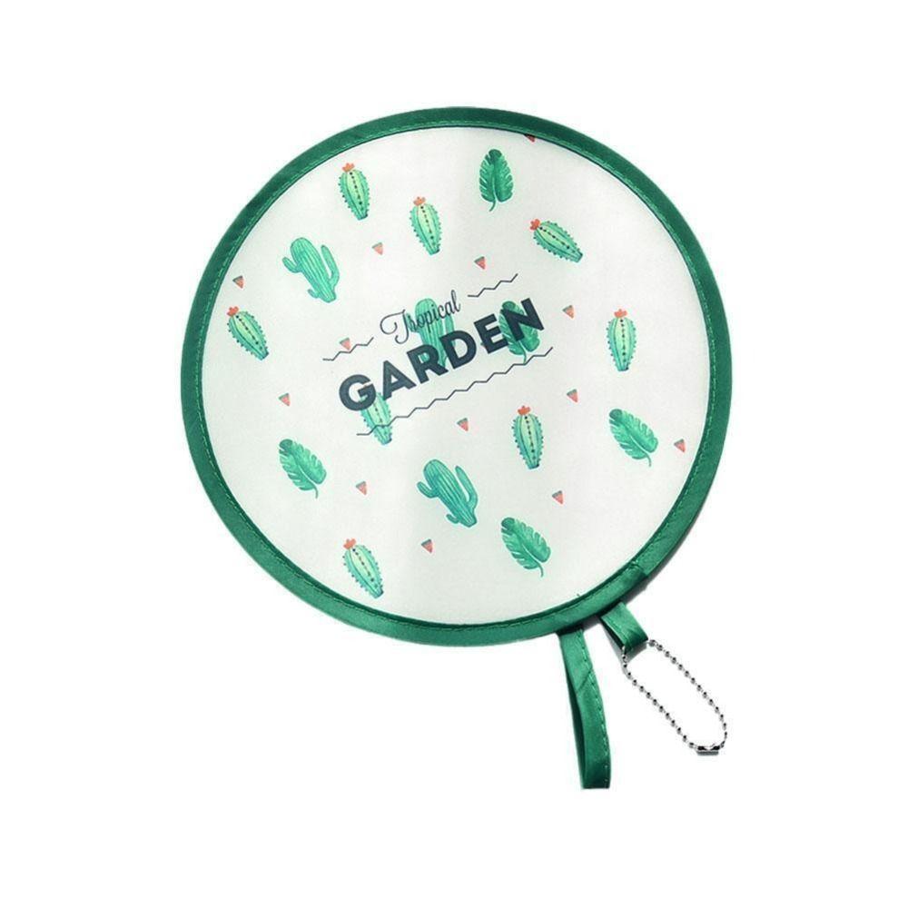 High Quality PET Pocket Fan Mini Gift Cartoon Small Fan Foldable Pocket Cloth Fan