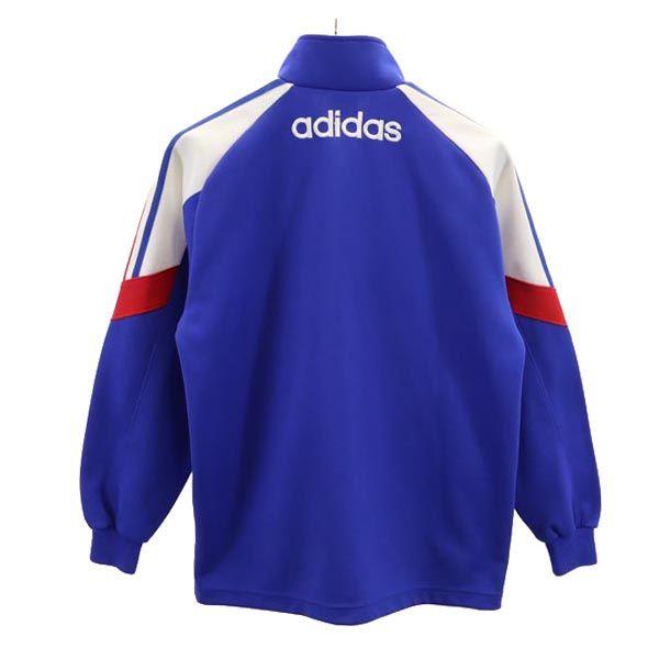 adidas 80s 90s Made by Descente Track jacket 160 blue Jersey Kid's Used
