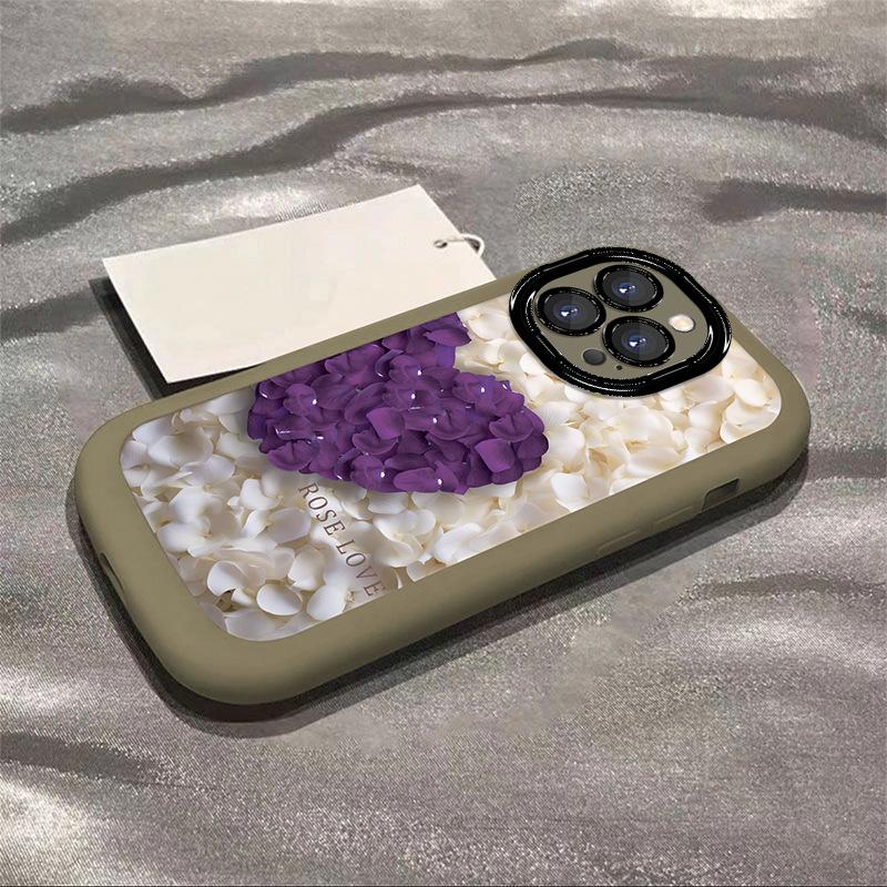 Applicable To Apple 16 Mobile Phone Case Love Petal IPhone 15 Women's Apple 14 Promax Sense Apple 13