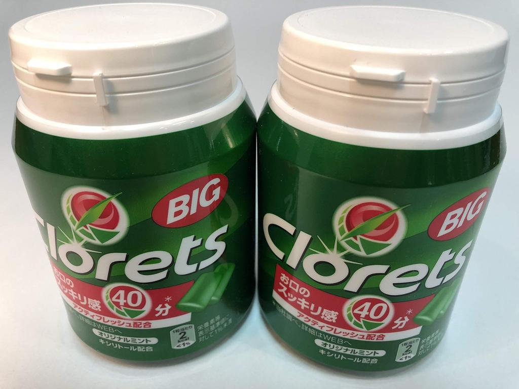 Clorets Big Bottle Clorets XP Original Large Capacity Set of Refreshes Your Mouth for 40 Minutes Mint, 290g, 2,