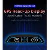 Auto Speedometer Digital Alarm Reminder Meter Head Up Display G3 GPS HUD For All Car 12V Electronics Accessories RPM Water Temp