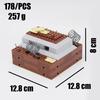 Small Particle Assembled Building Block Trench Fortress Bunker Military Series Battlefield Modular Scene Ornament