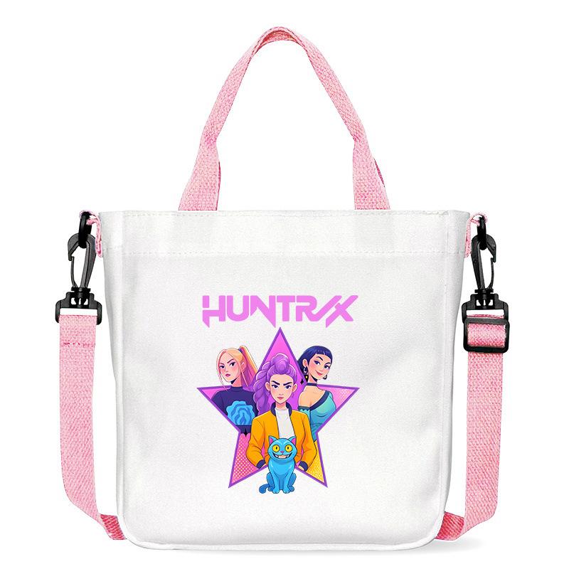 Anime Cartoon Print Office Worker Commuter Portable Messenger Bag Student Large Capacity Casual Handbag