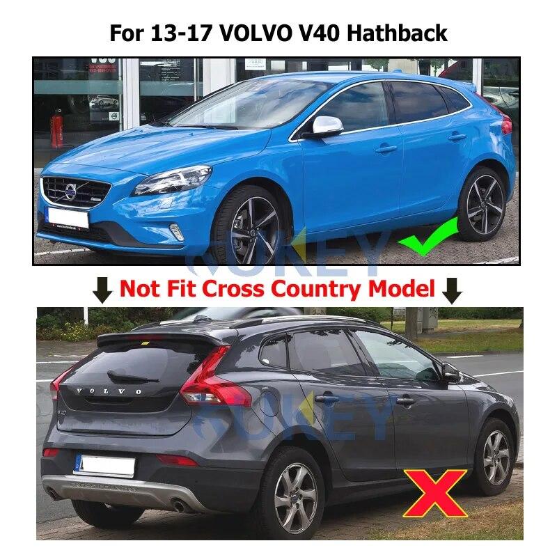 Satz geformte Auto-Schmutzfänger für Volvo V40 Schrägheck 2013-2017 2014 2015 2016 Schmutzfänger Spritzschutz Schmutzfänger Kotflügel Kotflügel