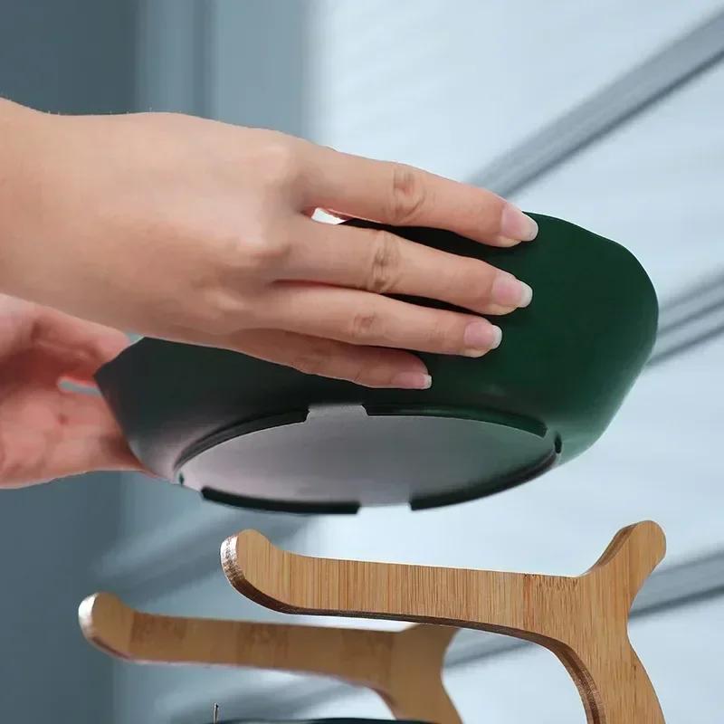 Weihnachtsgeschenk Snackaufbewahrung Süßigkeitenteller Haushalt Dim Sum Teller Obstschale Bambusregal Trockenfrüchteplatte Kreatives Wohnen