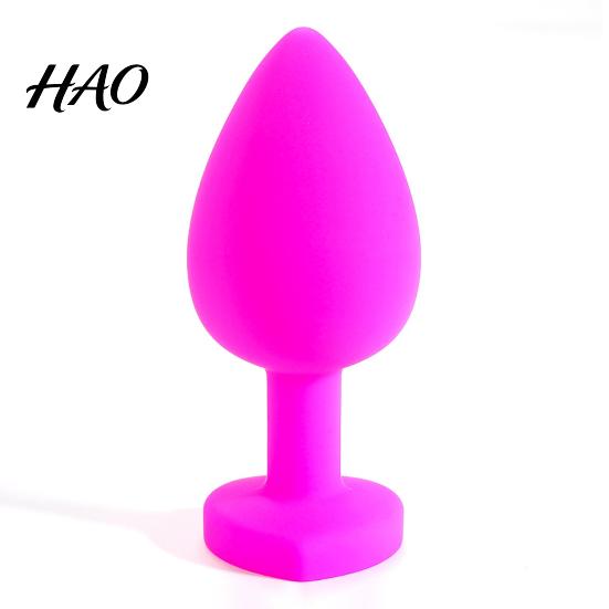 Butt Plug Anal Waterproof Rhinestone Design 3 Colors Sex Toy for Couples