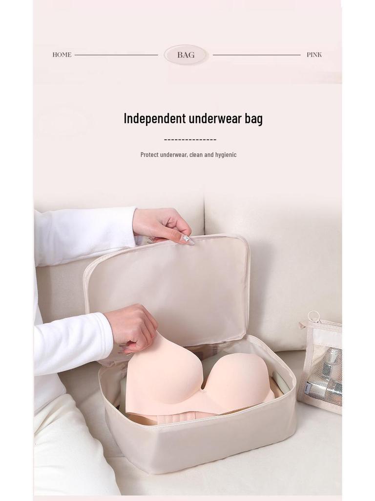 7-Piece Travel Storage Bag Set: Organize Toiletries, Cosmetics, Clothes, Shoes, and Luggage.