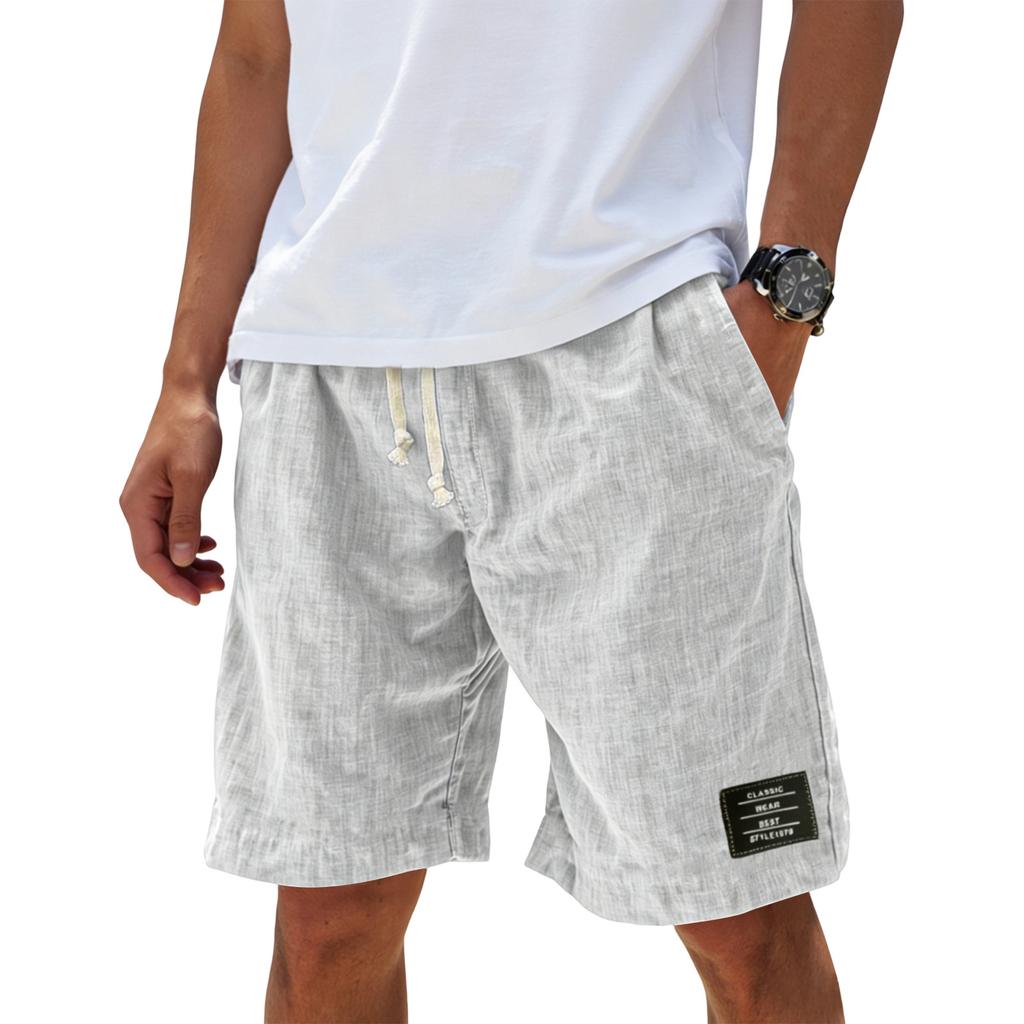 Men's Summer Casual Shorts Men's Fashion Sports Textured Shorts