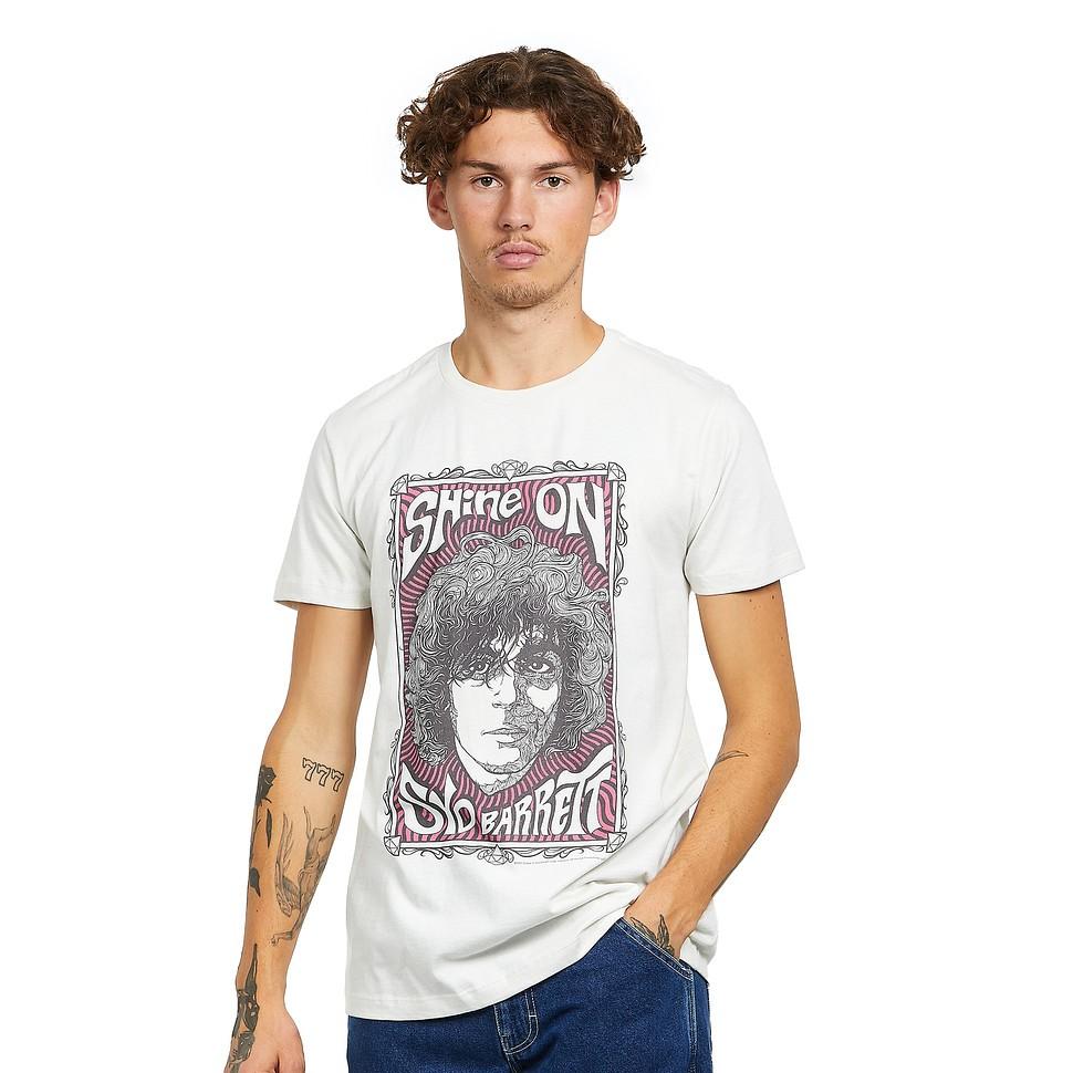 Syd Barrett Swirly Portrait T-Shirt White- XXL