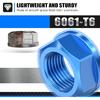 NICECNC M16XP1.5 Front Axle Shaft Lock Nut Dirt Bike Compatible with Yamaha YZ125 YZ250 05-21 YZ250F YZ450F 05-13 YZ125X 17-21 YZ250X 16-21 WR250F