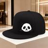 Schattig Panda Hoofd Dat Rondkijkt Baseballpet Unisex Polyester Snapback Hoed Casual Straatstijl Verstelbare Pet