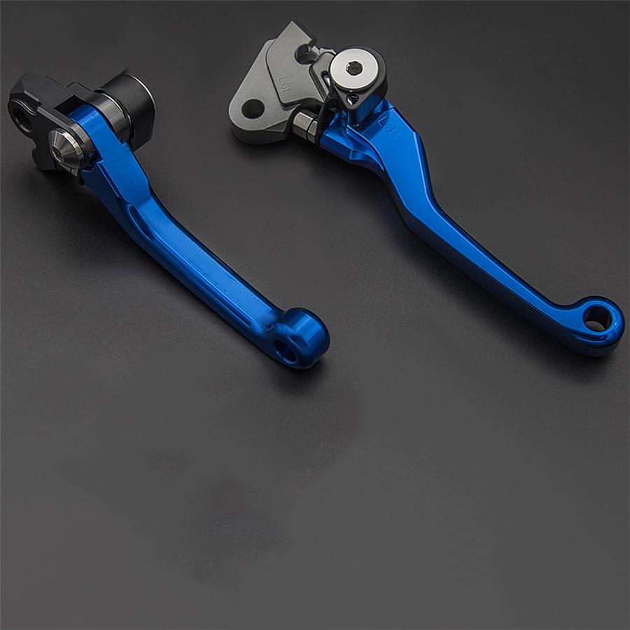 For Yamaha YZ80 YZ85 2001-2014 CNC Pivot Dirt Brake Clutch Levers Grips