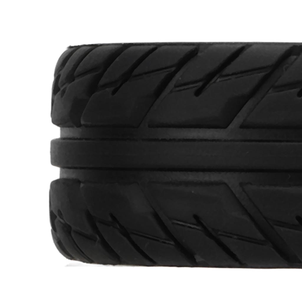 4Pcs Rubber Tire Strong Grip Powerful Buffering Racing Car Tires for UD1601 UD1602 UD1603 UD1604 UD1607 SG1603 SG1604