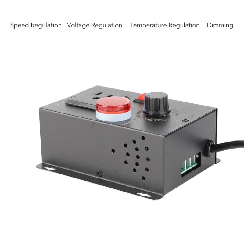 0~220V Motor Drehzahlregler Stufenloser Elektronischer Lüfter Drehzahlregler Variable Regler für Fräsen Lüfter