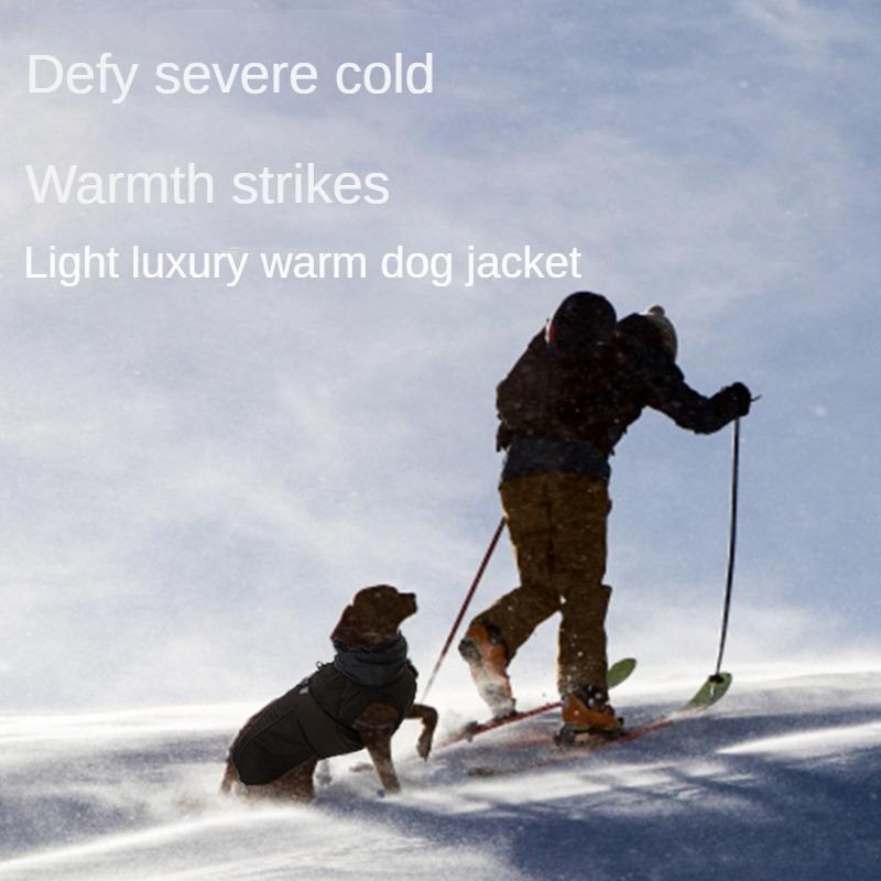 New Winter Pet Dogs Keep Warm Cotton-padded Jacket Dogs Waterproof Padded Clothes Outdoor Waterproof Clothes for Pets and Dogs.