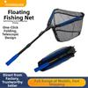 Floating Floating Fishing Net Nylon Mesh Retractable Handle Ne Telescoping Landing Net  Sea Fishing